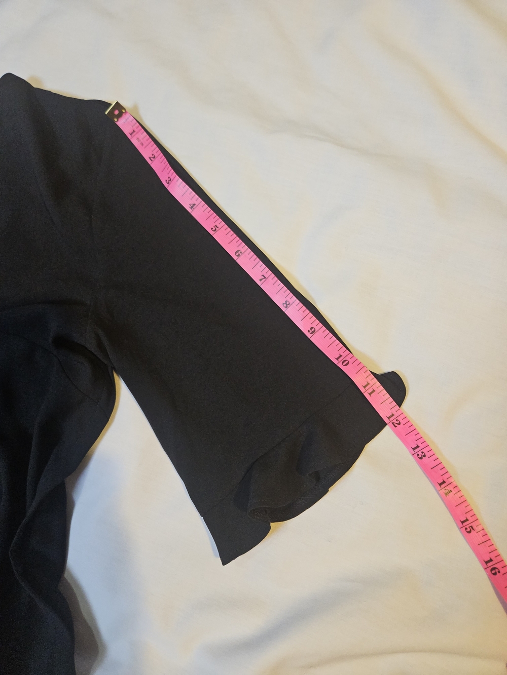 Ann Taylor Black V-Neck Short Sleeve Blouse - Picture 5 of 6